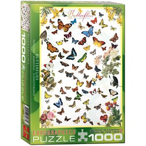 Eurographics (6000-0077) - "Papillons" - 1000 pièces
