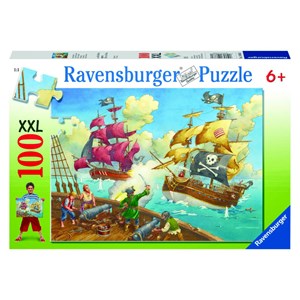 Ravensburger (10666) - "Pirate Battle" - 100 pièces