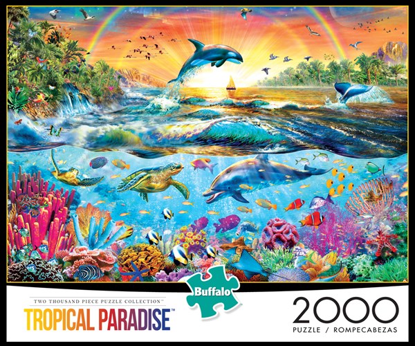 Buffalo Games (2031) - Adrian Chesterman: "Tropical Paradise" - 2000 pièces