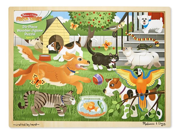 Melissa and Doug (9059) - "Pets" - 24 pièces