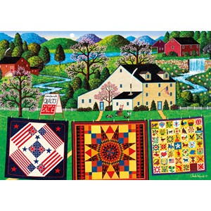 Buffalo Games (2628) - Charles Wysocki: "The Quiltmaker Lady" - 300 pièces