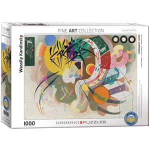 Eurographics (6000-0839) - Vassily Kandinsky: "Courbe Dominante" - 1000 pièces