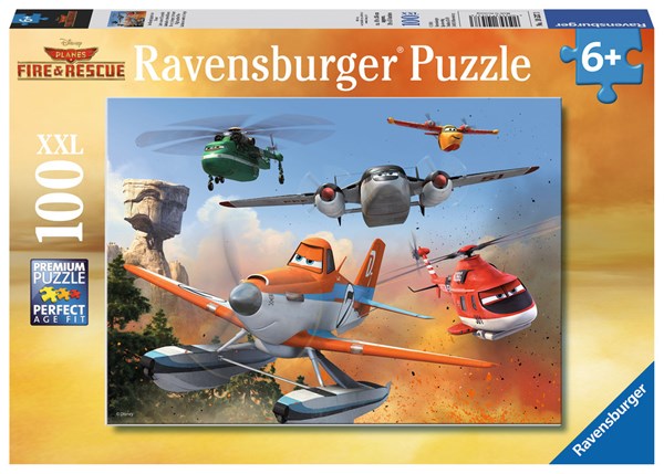 Ravensburger (10537) - "Fighting the Fire" - 100 pièces