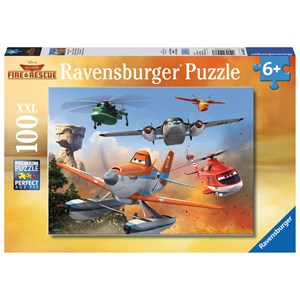 Ravensburger (10537) - "Fighting the Fire" - 100 pièces