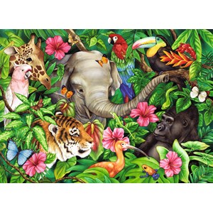 Ravensburger (09533) - Jane Maday: "Ambiance tropicale" - 60 pièces