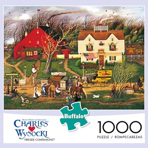 Buffalo Games (11434) - Charles Wysocki: "Fireside Companions" - 1000 pièces