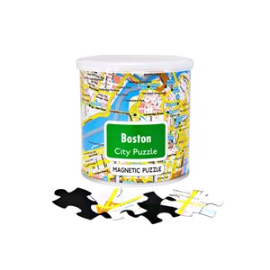 Geo Toys (GEO 221) - "City Magnetic Puzzle Boston" - 100 pièces