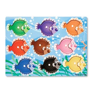 Melissa and Doug (9058) - "Colorful Fish" - 9 pièces