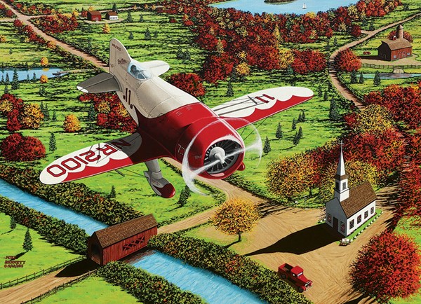 Cobble Hill (51848) - "Gee Bee Over New England" - 1000 pièces