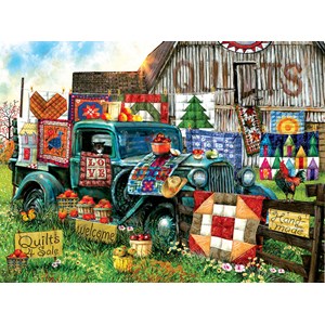 SunsOut (28567) - Tom Wood: "Quilts for Sale" - 1000 pièces