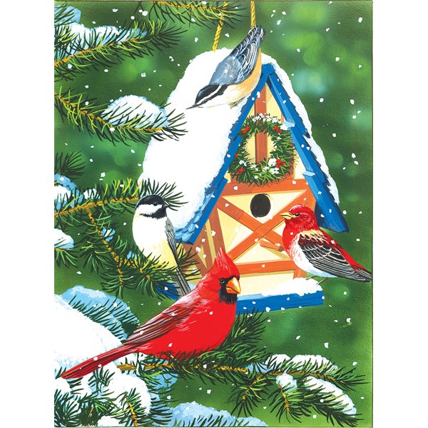 SunsOut (30422) - William Vanderdasson: "Birds at the Feeder" - 1000 pièces