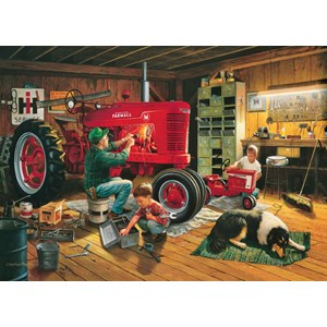 MasterPieces (71451) - "Forever Red, Farmall Tins" - 1000 pièces