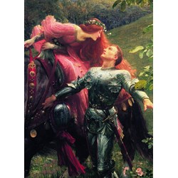 Eurographics (6000-0147) - Frank Dicksee: "La Belle Dame sans Merci (detail)" - 1000 pièces