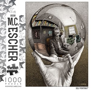 Buffalo Games (11365) - M. C. Escher: "Self Portrait MC Escher" - 1000 pièces