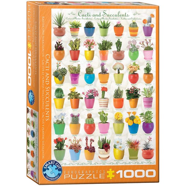 Eurographics (6000-0654) - "Cactus et Plantes Succulentes" - 1000 pièces