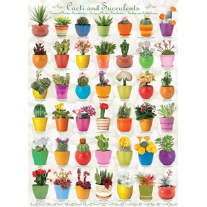 Eurographics (6000-0654) - "Cactus et Plantes Succulentes" - 1000 pièces