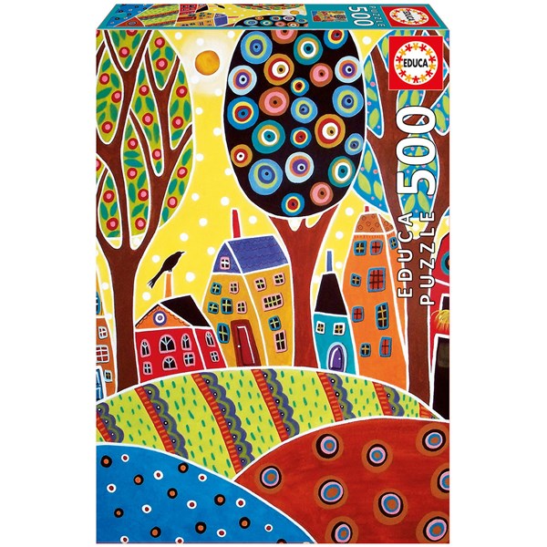 Educa (16732) - Karla Gerard: "Houses Barn Landscape" - 500 pièces