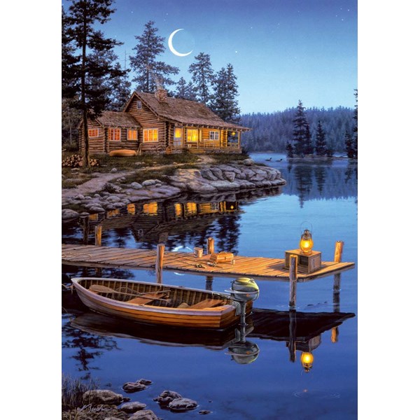 Buffalo Games (2495) - Darrell Bush: "Crescent Moon Bay" - 300 pièces