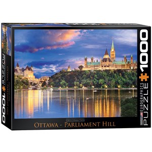 Eurographics (6000-0739) - "Ottawa, Vue sur le Parlement" - 1000 pièces