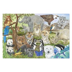 Melissa and Doug (4437) - "Endangered Species" - 48 pièces