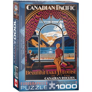 Eurographics (6000-0323) - "Canadian Pacific Rail Magnifique Lac Louise" - 1000 pièces