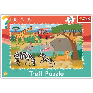 Trefl (312171) - "Safari" - 15 pièces