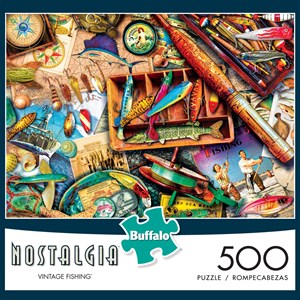 Buffalo Games (3744) - Aimee Stewart: "Vintage Fishing" - 500 pièces