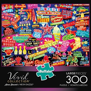 Buffalo Games (2726) - Aimee Stewart: "Neon Dazzle" - 300 pièces