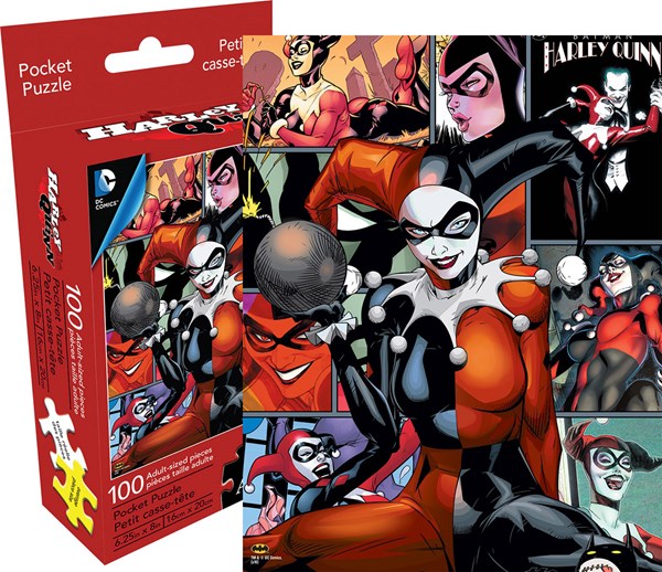 Aquarius (61109) - "DC Comics Harley Quinn (Pocket Puzzle)" - 100 pièces