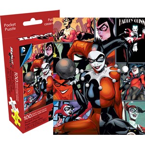 Aquarius (61109) - "DC Comics Harley Quinn (Pocket Puzzle)" - 100 pièces