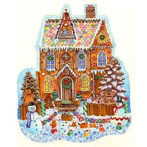 SunsOut (97179) - Wendy Edelson: "Gingerbread House" - 1000 pièces