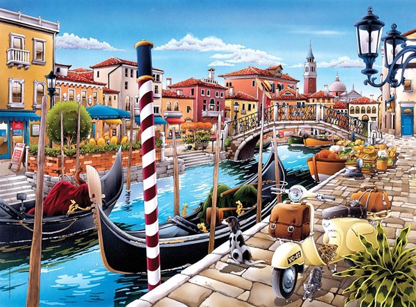 Clementoni (35026) - "Venetian Lagoon" - 500 pièces