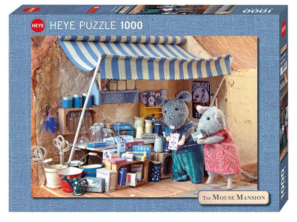 Heye (29659) - Karina Schaapman: "Mouse Mansion, Market Stand" - 1000 pièces