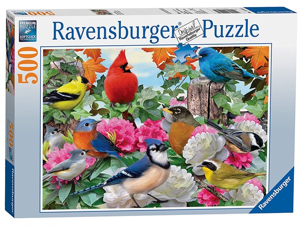 Ravensburger (14223) - Howard Robinson: "Garden Birds" - 500 pièces