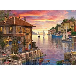 Eurographics (6000-0962) - Dominic Davison: "Mediterranean Harbor" - 1000 pièces