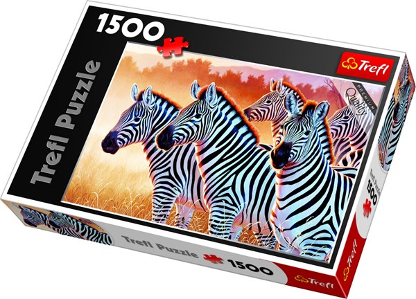 Trefl (261295) - "Zebras" - 1500 pièces