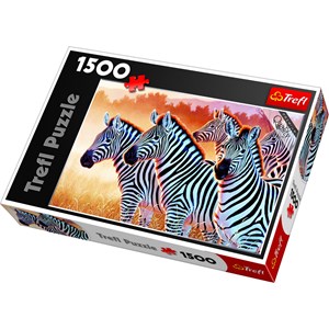 Trefl (261295) - "Zebras" - 1500 pièces
