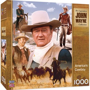 MasterPieces (71238) - "John Wayne, America's Cowboy" - 1000 pièces