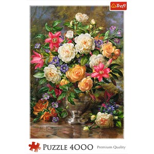 Trefl (45003) - "Flowers for the Queen Elizabeth" - 4000 pièces