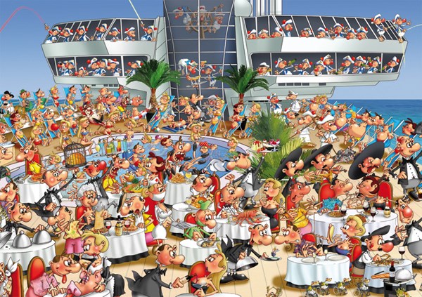 Piatnik (543548) - François Ruyer: "Croisière" - 1000 pièces