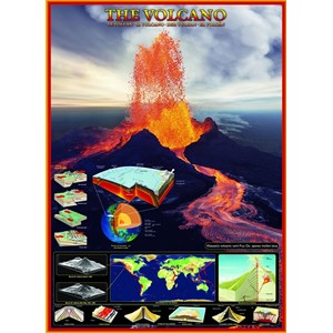 Eurographics (6000-2998) - "Les volcans" - 1000 pièces
