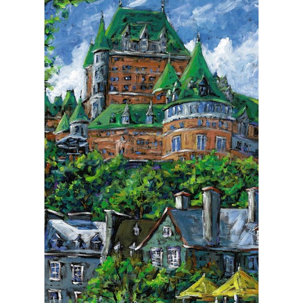 Ravensburger (19532) - "Chateau Frontenac, Québec" - 1000 pièces