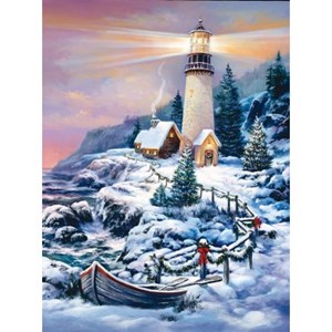SunsOut (49152) - "Christmas Lighthouse" - 1000 pièces