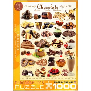 Eurographics (6000-0411) - "Chocolate" - 1000 pièces