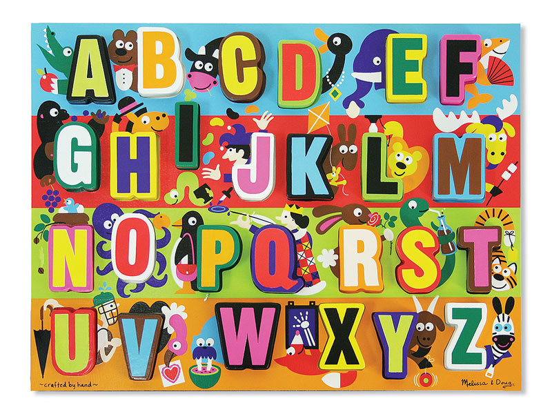 Melissa and Doug 3833 Jumbo ABC 26 pieces