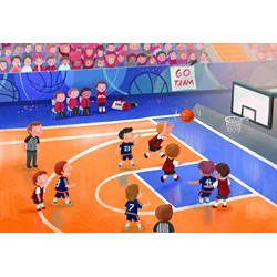 Eurographics (6060-0495) - "Basket-ball de pré Junior" - 60 pièces