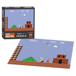 USAopoly (PZ005-488) - "Super Mario Bros. World 1-1" - 550 pièces