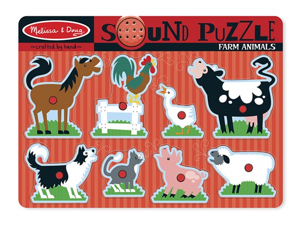 Melissa and Doug (726) - "Farm Animals" - 8 pièces