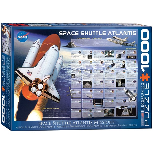 Eurographics (6000-0571) - "Navette Spatiale Atlantis" - 1000 pièces