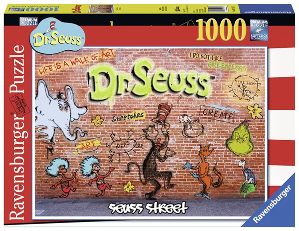 Ravensburger (19752) - "Seuss Street" - 1000 pièces